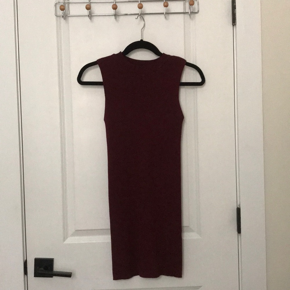 Ribbed Sweater Dress// S
